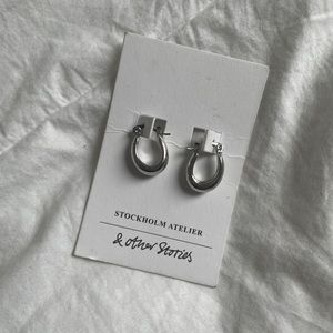 & Other Stories silver earrings
